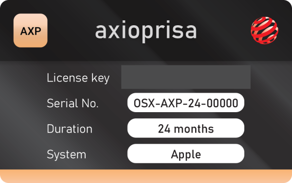 AXP Axioprisa Transfer bow SAM Apple Windows - AxioPrisa - digital transfer bow - digital face bow