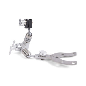 Transfer fork assembly AX with a single secure universal clamping mechanism and removable transfer fork AX - digital transfer bow - digital face bow
